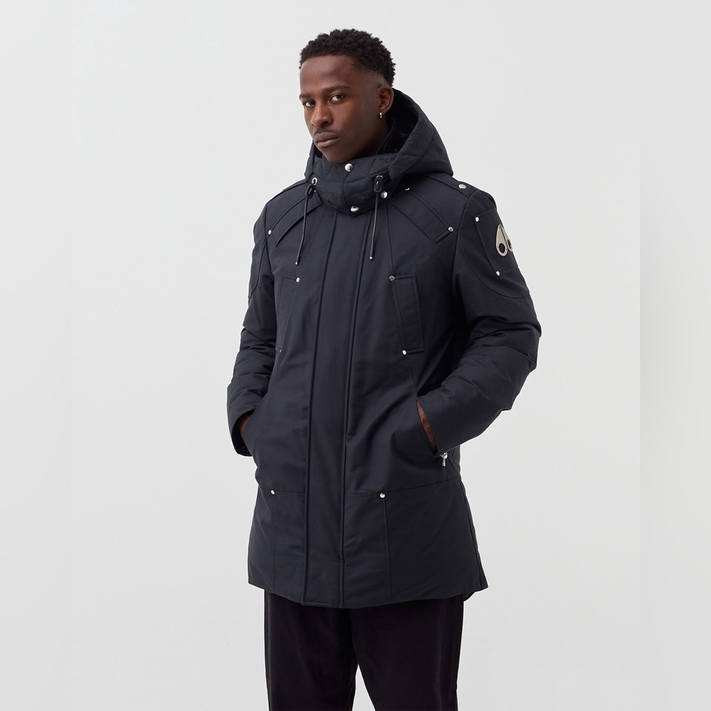 Moose Knuckles Men's Black Puffer Coat